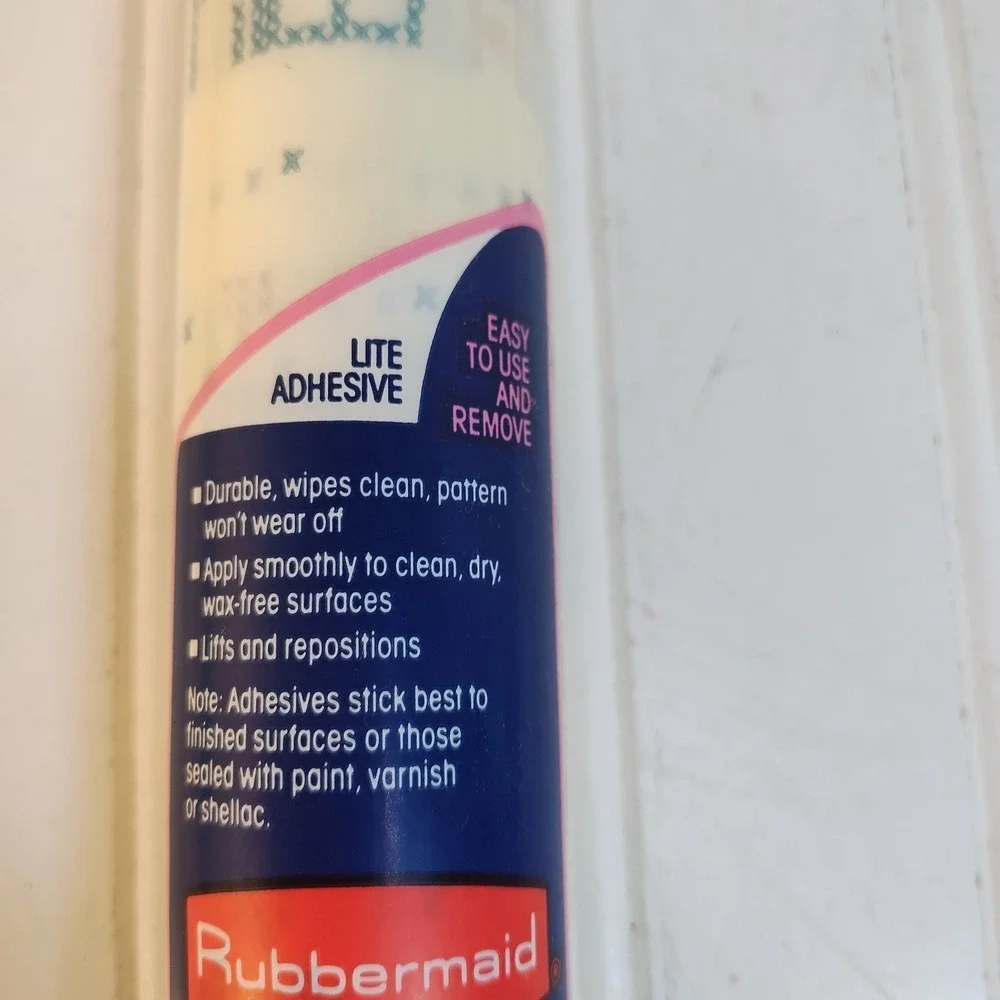 2 Vtg Rubbermaid Shelf Liner Rolls 1.67 Yds X 20